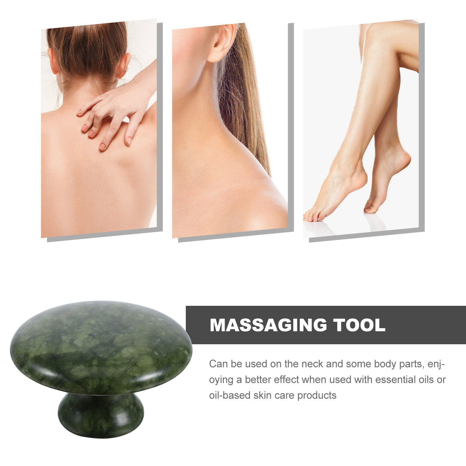Mushroom Shaped Jade Massage S - Jade Gua Sha Tool review and price
