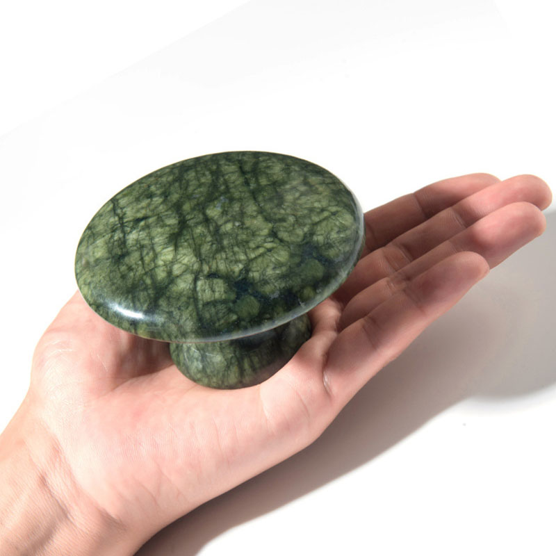 Natural Jade Mushroom Head Mas - Jade Gua Sha Tool review and price