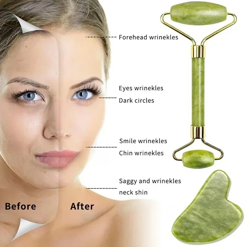 Natural jade roller massager,  - Reflexology Foot Roller review and price