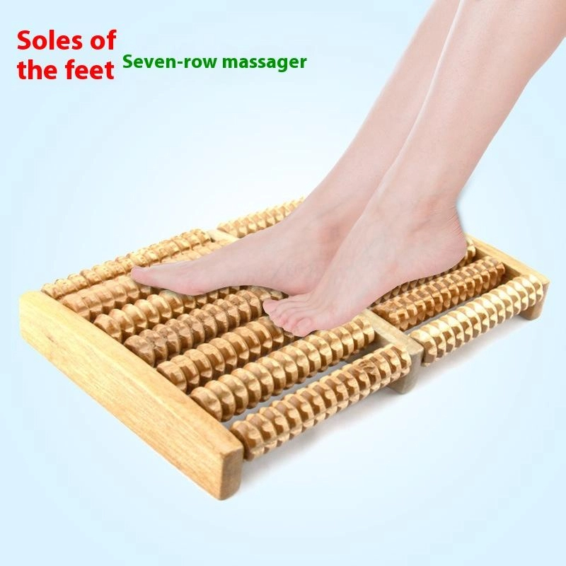 1PC Wooden Foot Massager Rolle - Reflexology Foot Roller review and price