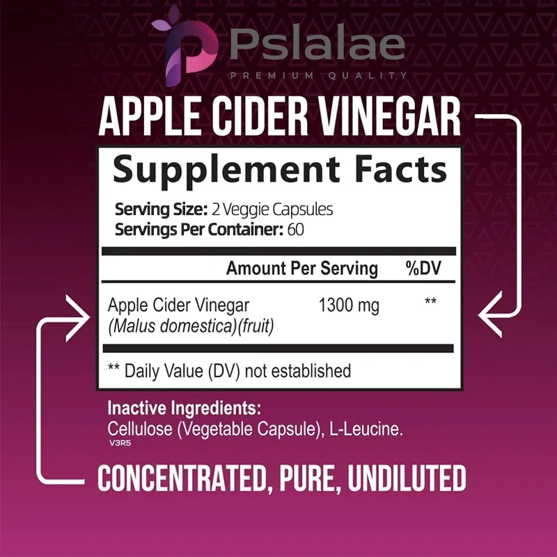 Apple Cider Vinegar Capsules - - Health Wellness Vitality review and price