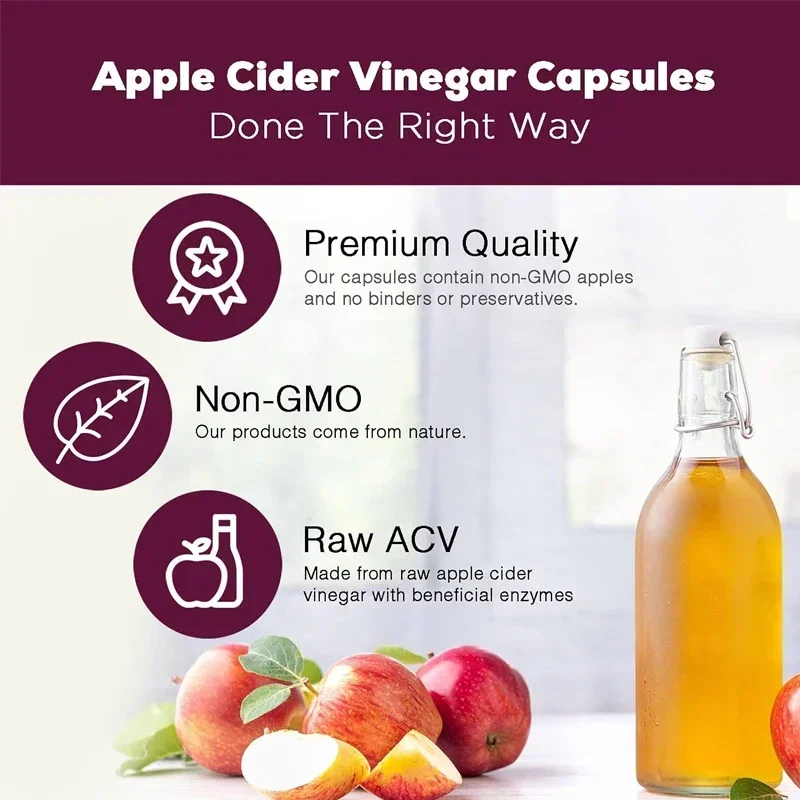 Apple Cider Vinegar Capsules - - Health Wellness Vitality review and price