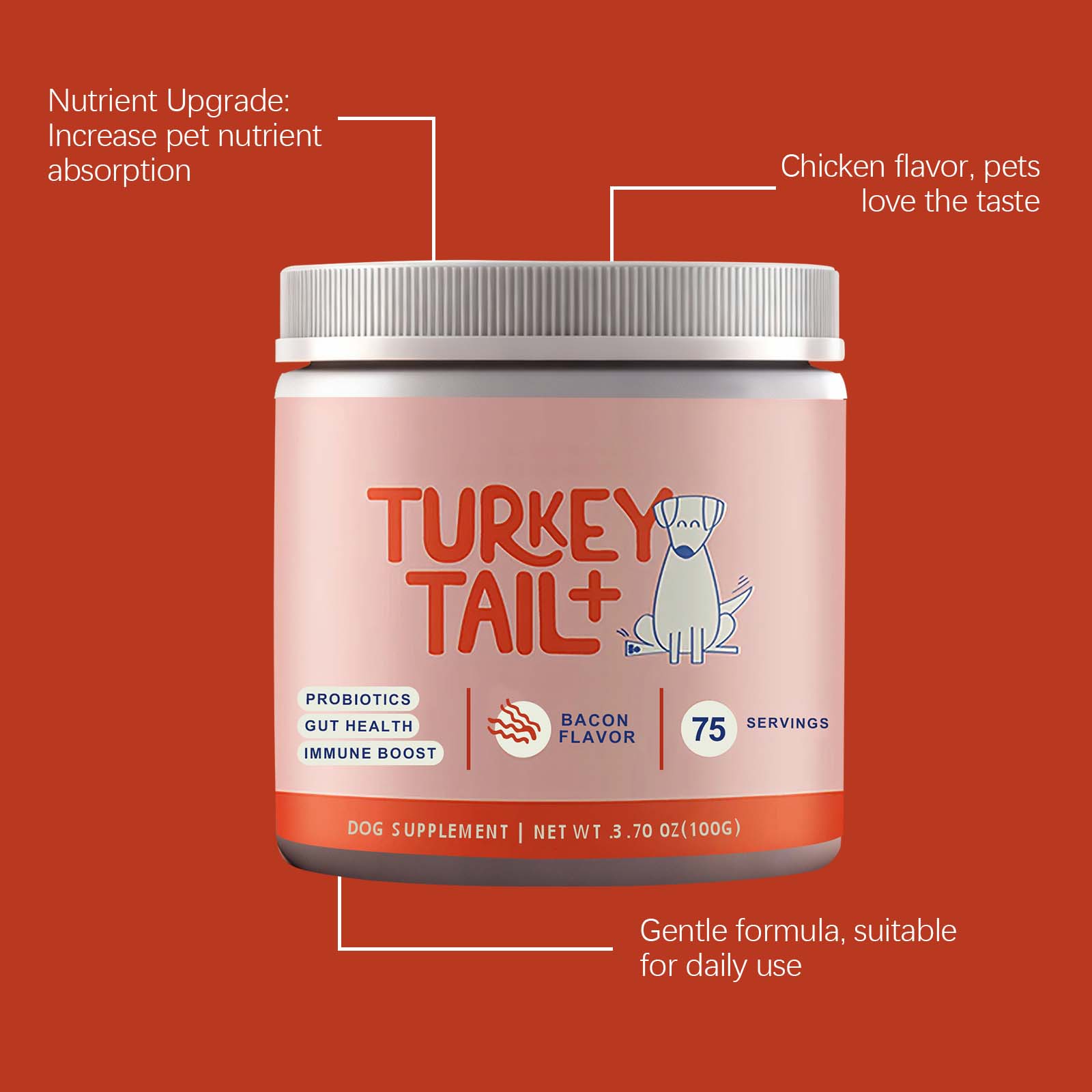 Canine Probiotic Powder Intest - Health Wellness Vitality review and price