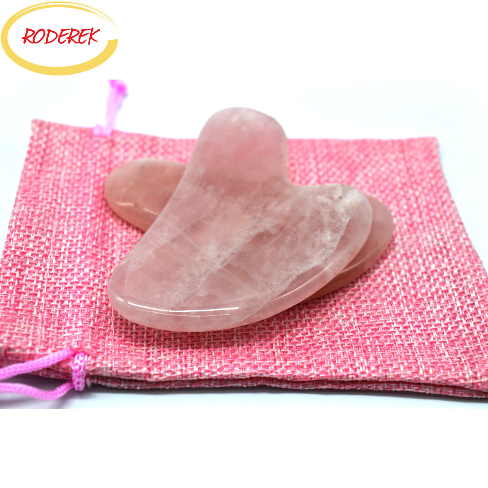 Jade Guasha Plate Natural Rose - Jade Gua Sha Tool review and price