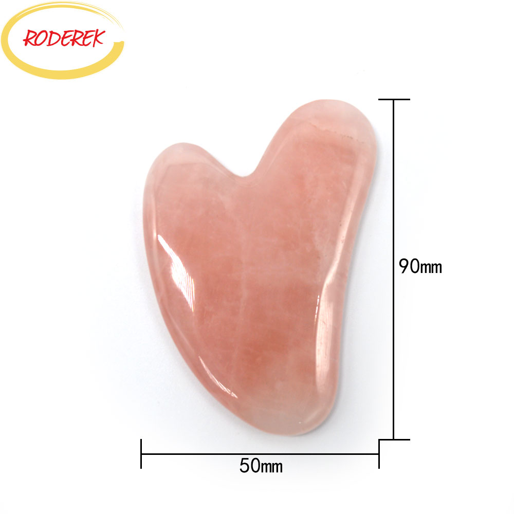 Jade Guasha Plate Natural Rose - Jade Gua Sha Tool review and price