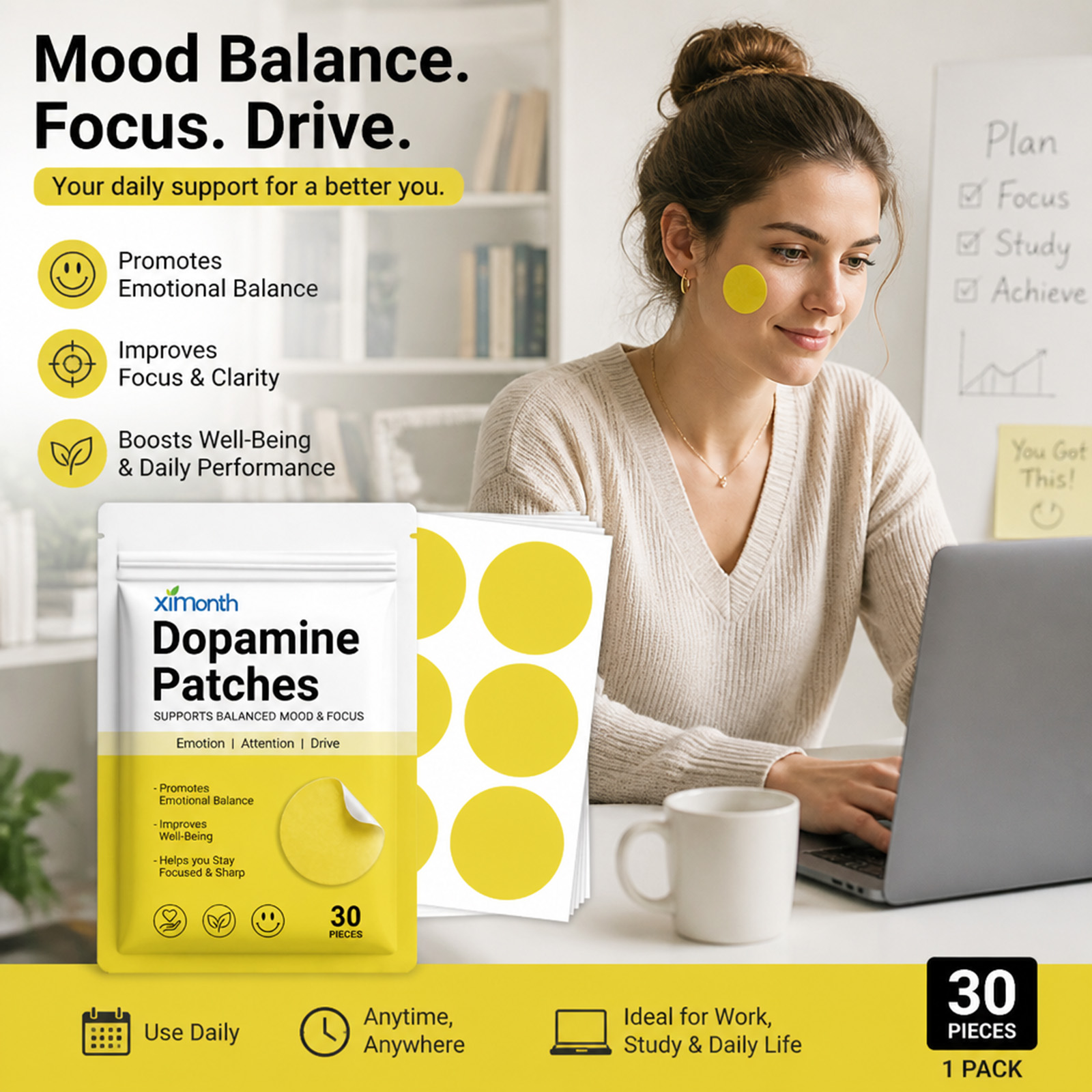 Dopamine Patches Vitality Boos - Health Wellness Vitality review and price