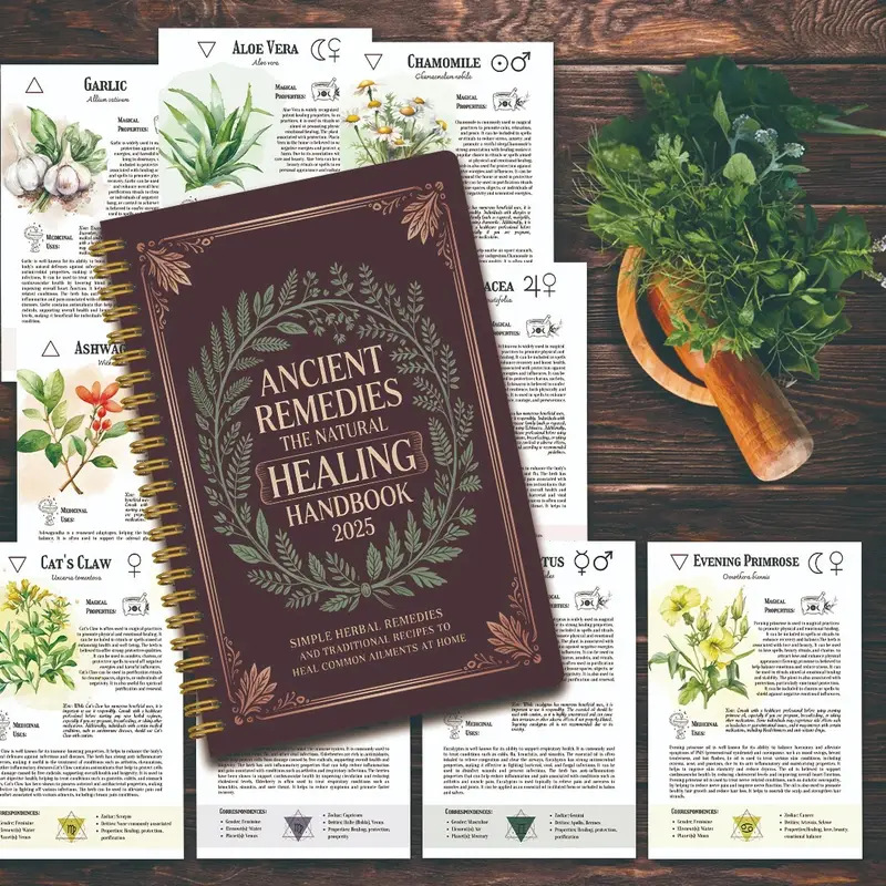 Natural Remedies Handbook with - Health & Wellness Alegria review and price