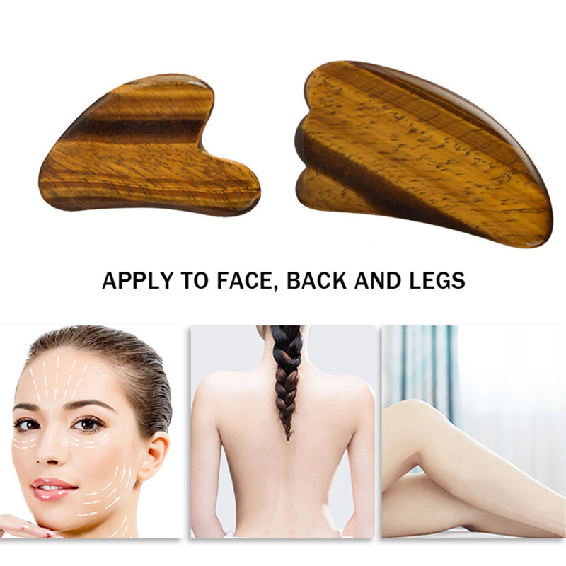 Natural Tiger Eye Jade Roller  - Jade Gua Sha Tool review and price