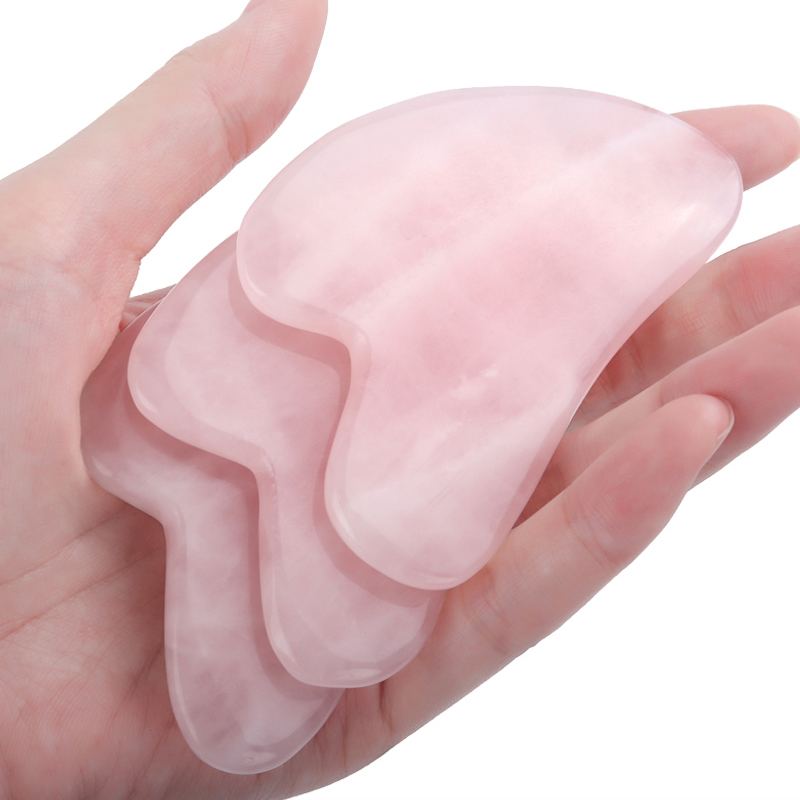 Rose Quartz Jade Guasha Massag - Jade Gua Sha Tool review and price