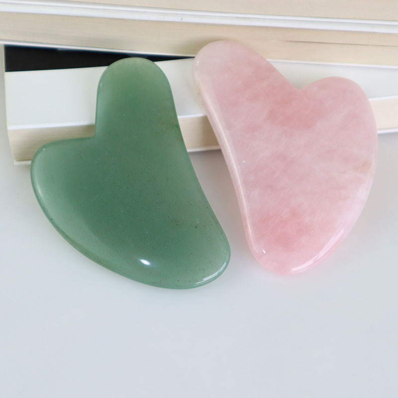 Rose Quartz Jade Guasha Massag - Jade Gua Sha Tool review and price