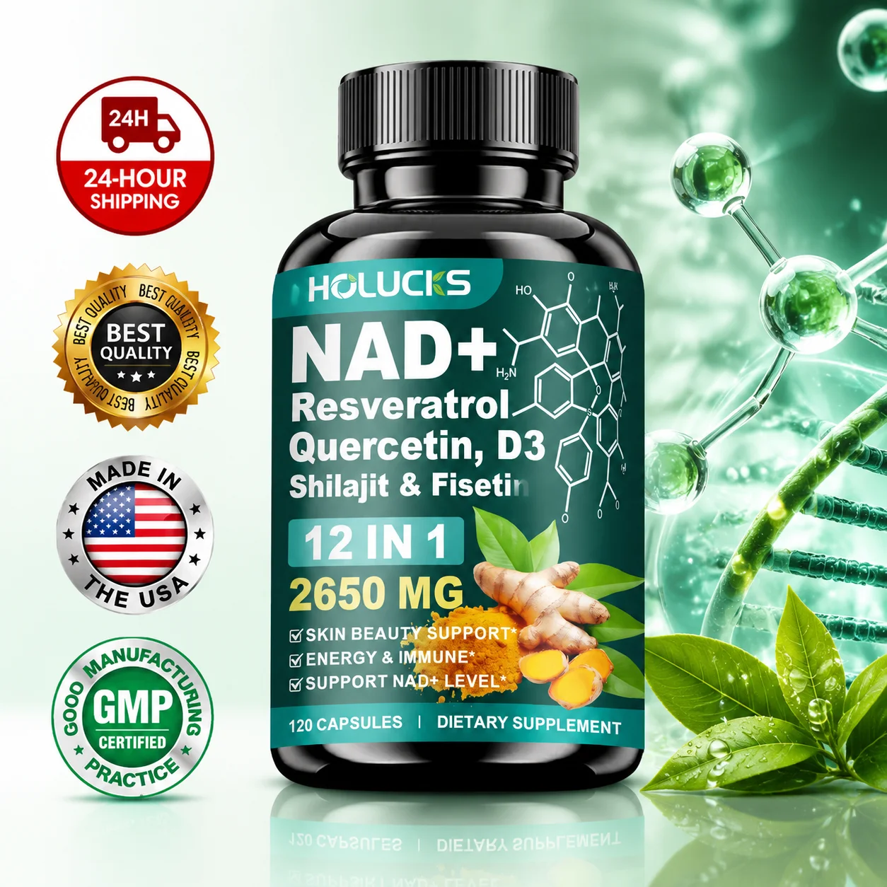High Potency NAD+ Supplement,  - Health Wellness Vitality review and price