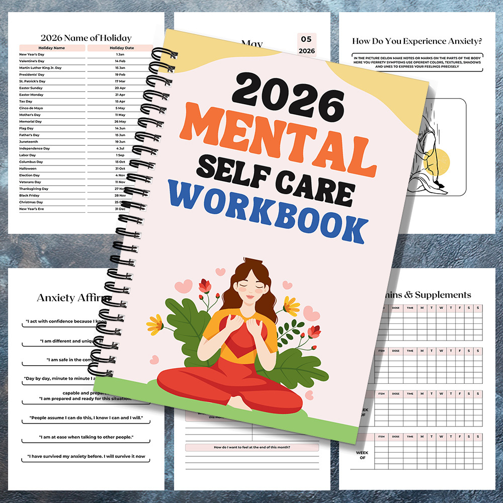 1PC 2026 Mindful Mental Self-C - Health Wellness Mental Health review and price
