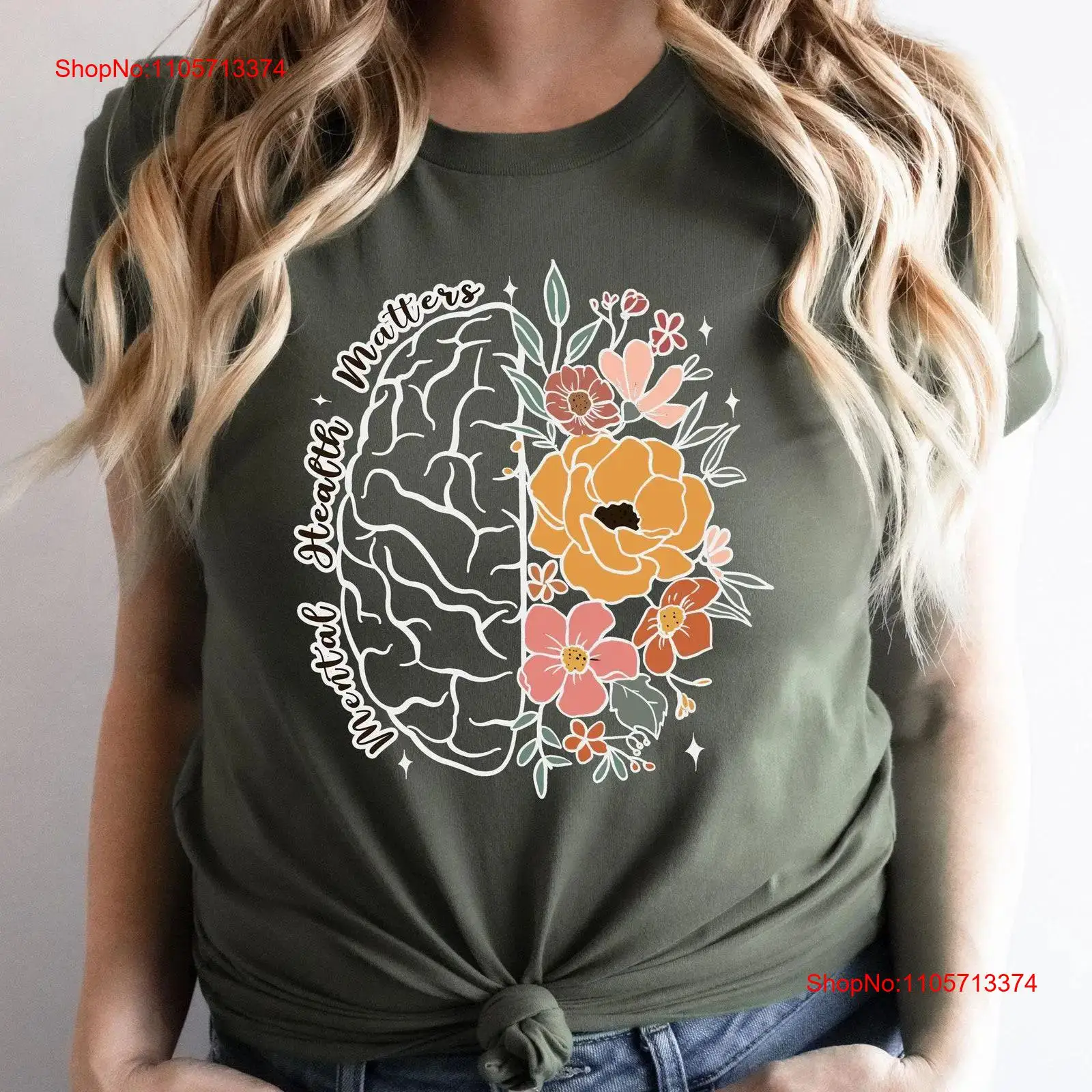Mental Health Matters T Shirt  - Health Wellness Mental Health review and price