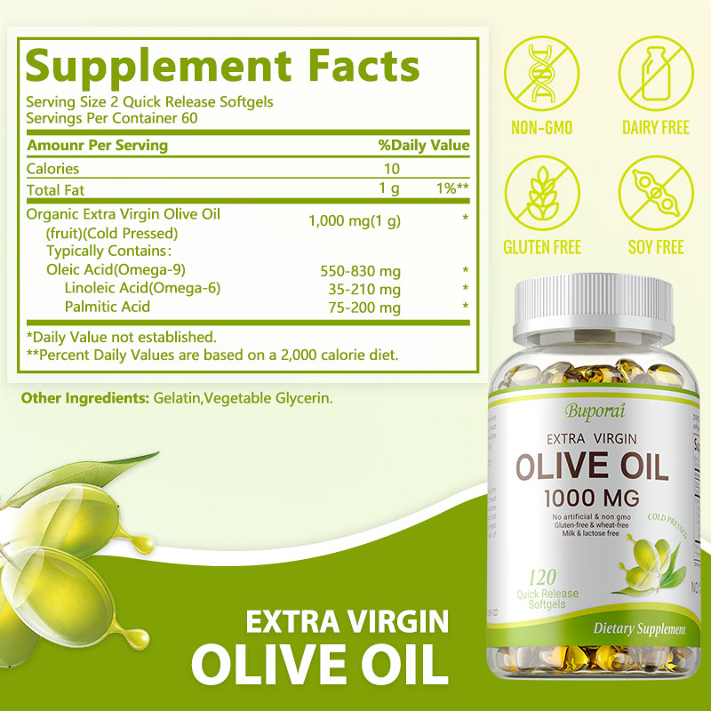 Olive Oil Softgel 1000mg - Pro - Health Wellness Vitality review and price